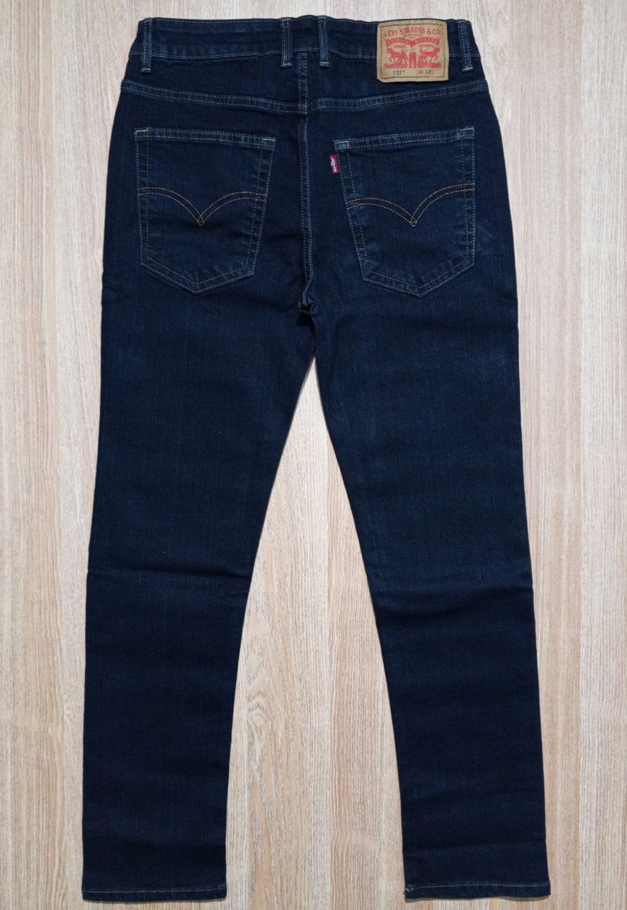 0-3048x4064-0-0-{}-0-12# Levi's Men's 511 Dark Blue Slim Fit Jeans - Image 3