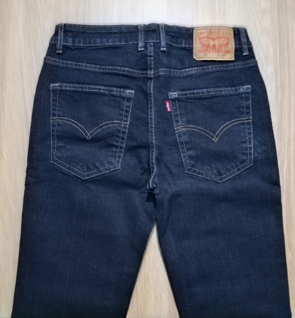 0-3048x4064-0-0-{}-0-12# Levi's Men's 511 Dark Blue Slim Fit Jeans - Image 4