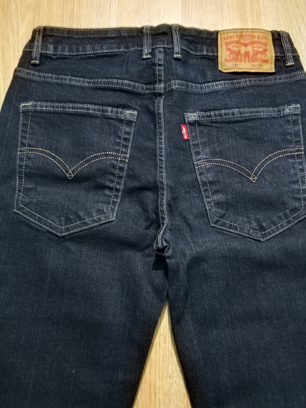 0-3048x4064-0-0-{}-0-12# Levi's Men's 511 Dark Blue Slim Fit Jeans - Image 5