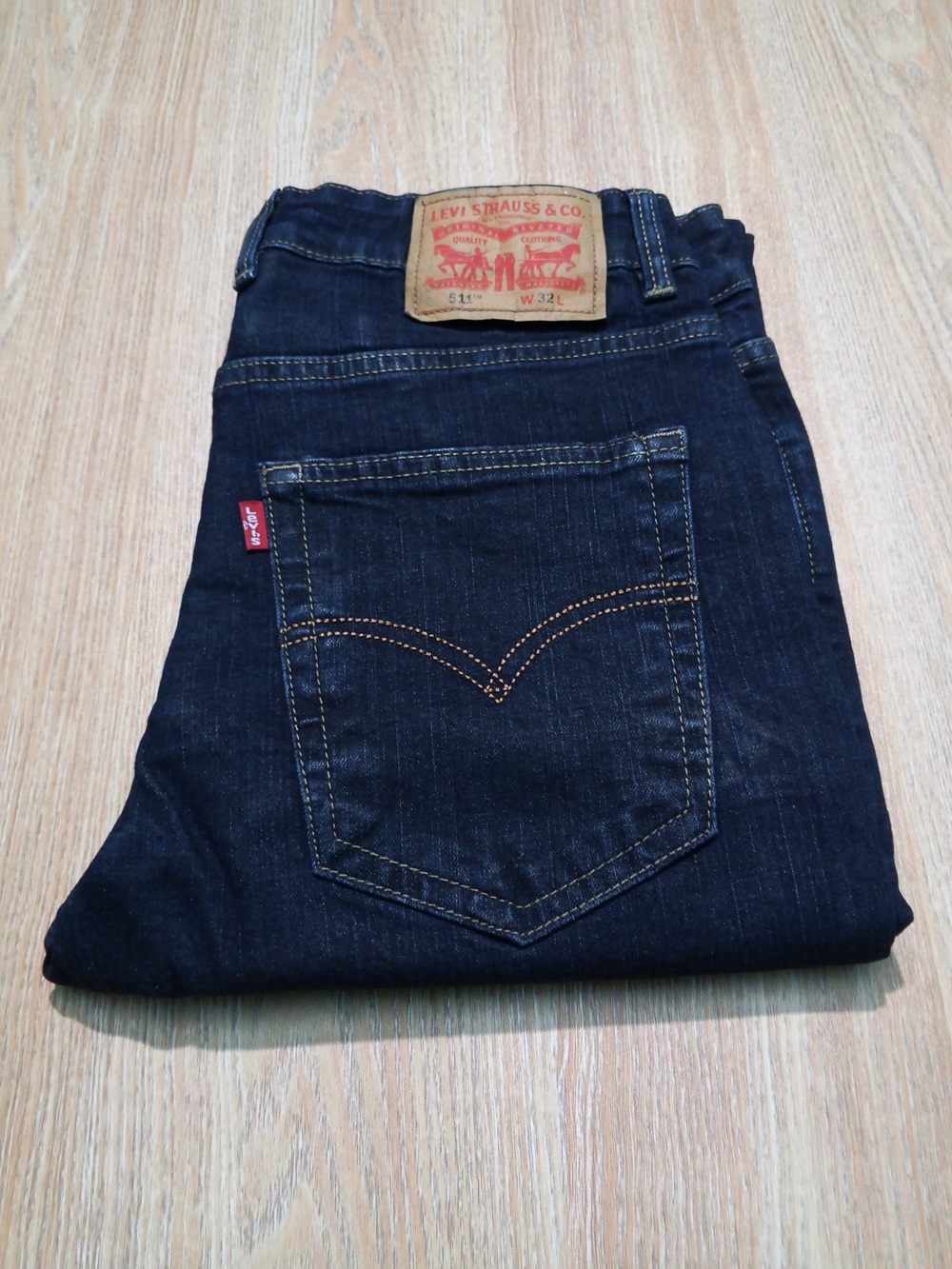 0-3048x4064-0-0-{}-0-12# Levi's Men's 511 Dark Blue Slim Fit Jeans - Image 6