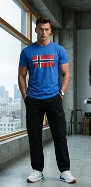Men's Basic Regular Fit Exports T-Shirts